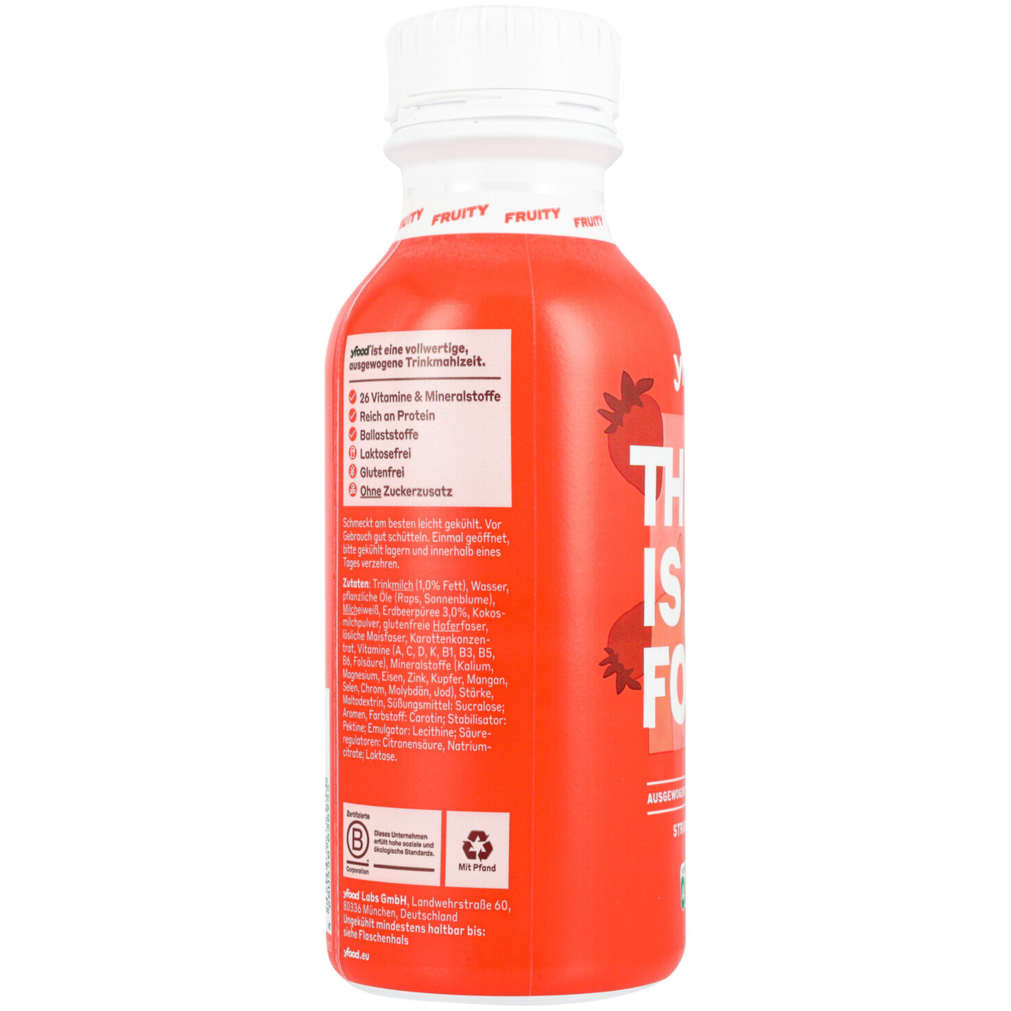 YFood Trinkmahlzeit strawberry