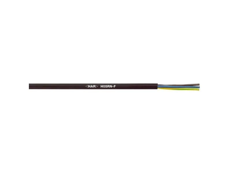 LAPP 1600252/100 Tilslutningskabel H05RN-F 3 x 0.75 mm² Sort 100 m