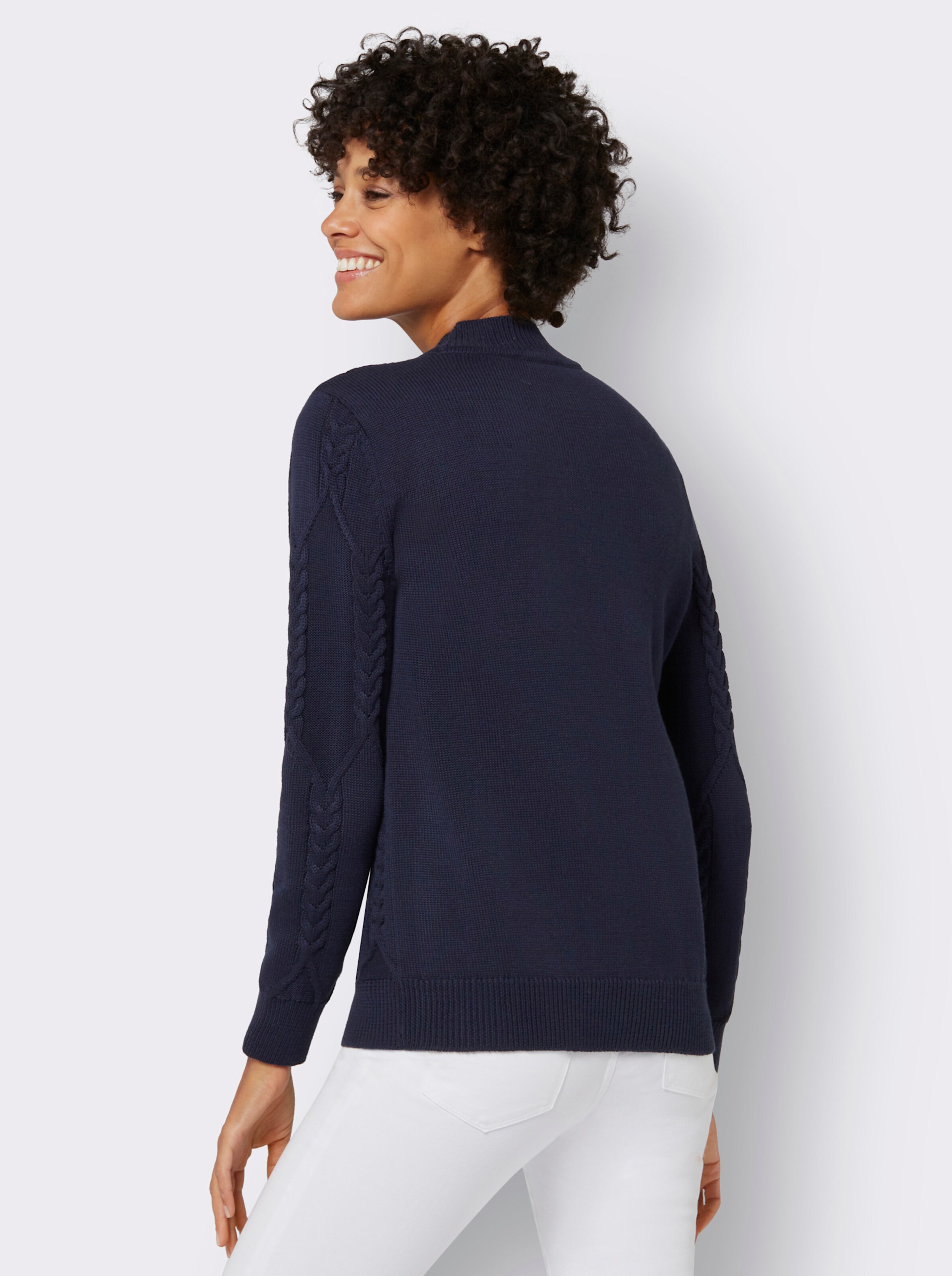 Stehkragenpullover