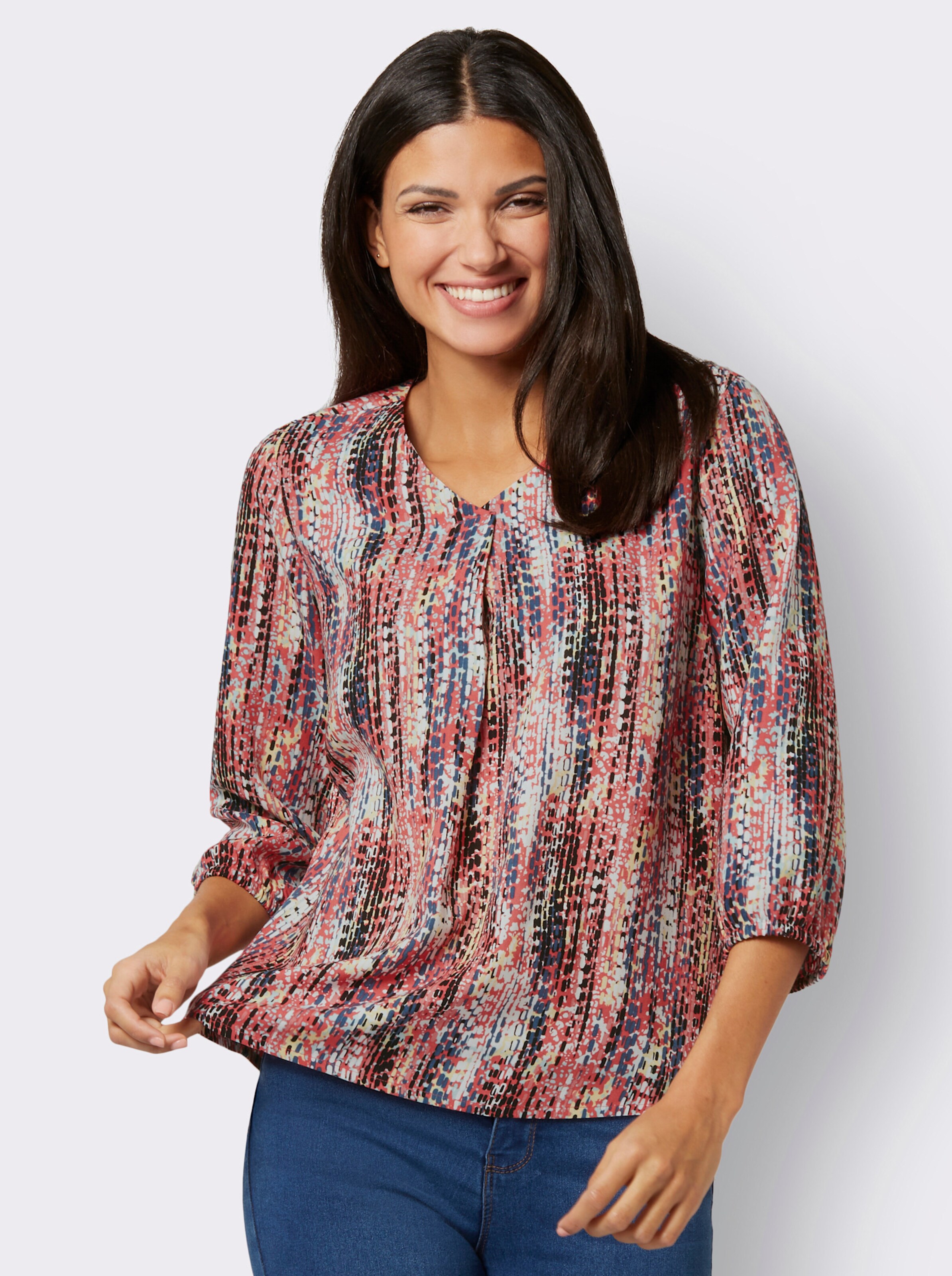 Druckbluse