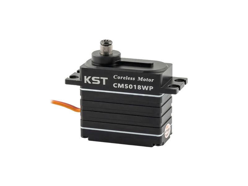 KST Standard Servo CM5018WP 50 kg, 0.18 s, Wasserdicht HV Starkes, wasserdichtes Digital HV Standard Servo mit Softstart und Metallgetriebe