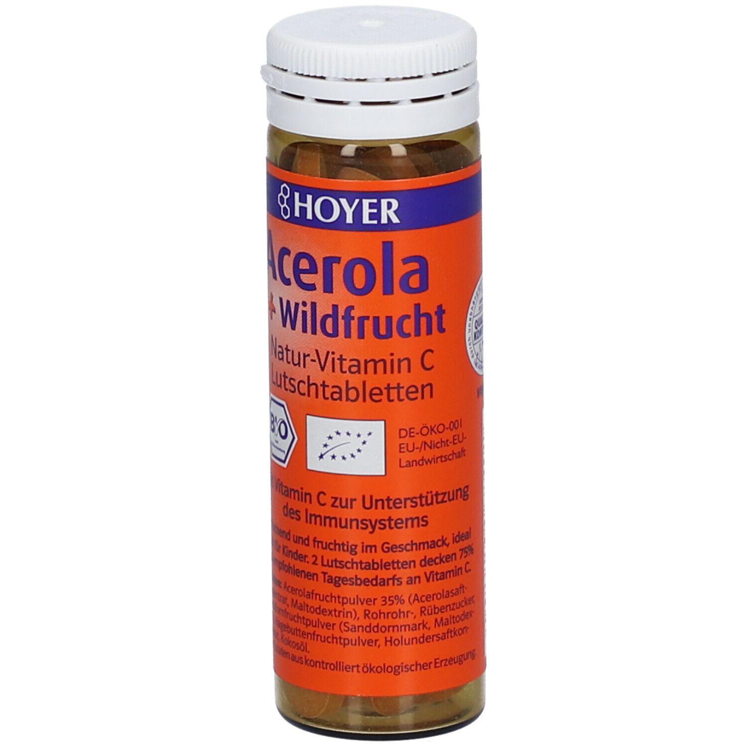 Acerola und Wildfrucht Vitamin C Lutschtabletten