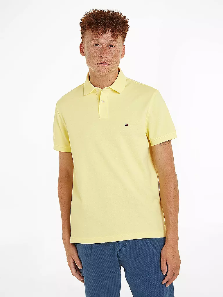 TOMMY HILFIGER Poloshirt gelb