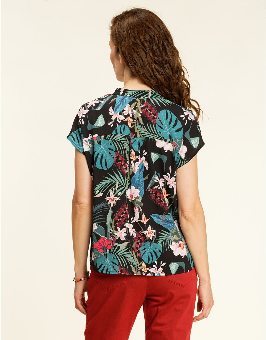 Chemisier tropical chic