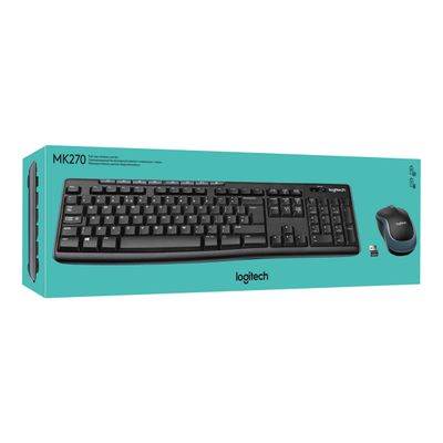 Logitech MK270 - ensemble clavier sans fil et souris sans fil