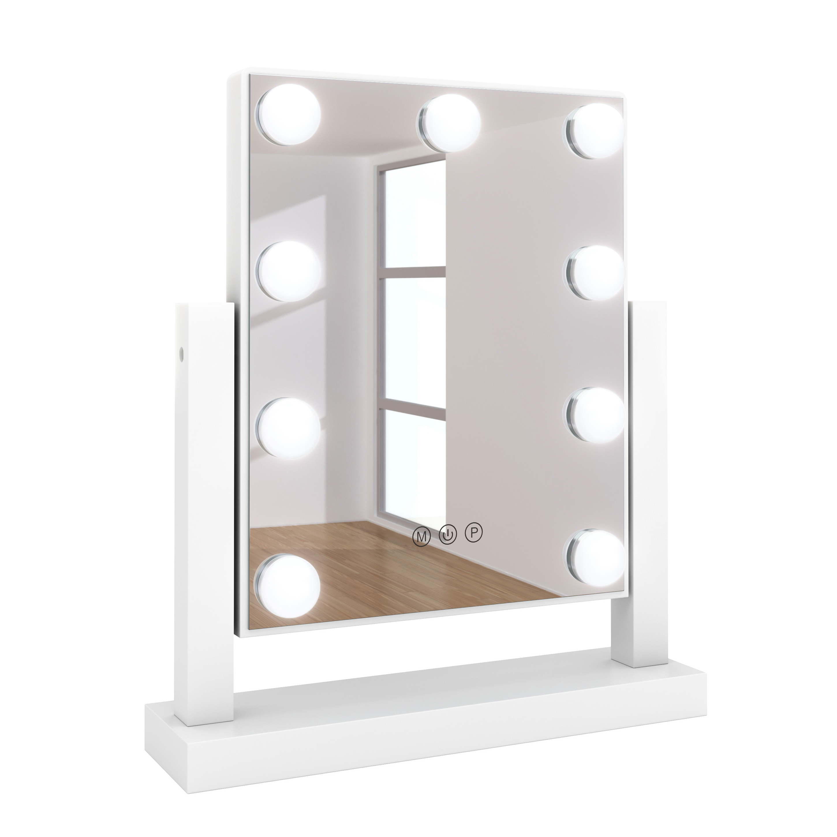 LED Spiegel MAELIN 29 x 6 x 36 cm weiss