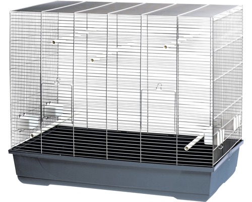 Vogelkooi Kloris 100x55x84 cm grijs