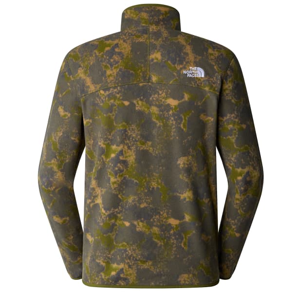 Sweat polaire THE NORTH FACE M 100 GLACIER PRINTED 1/4 ZIP FOREST OLIVE MOSS CAMO