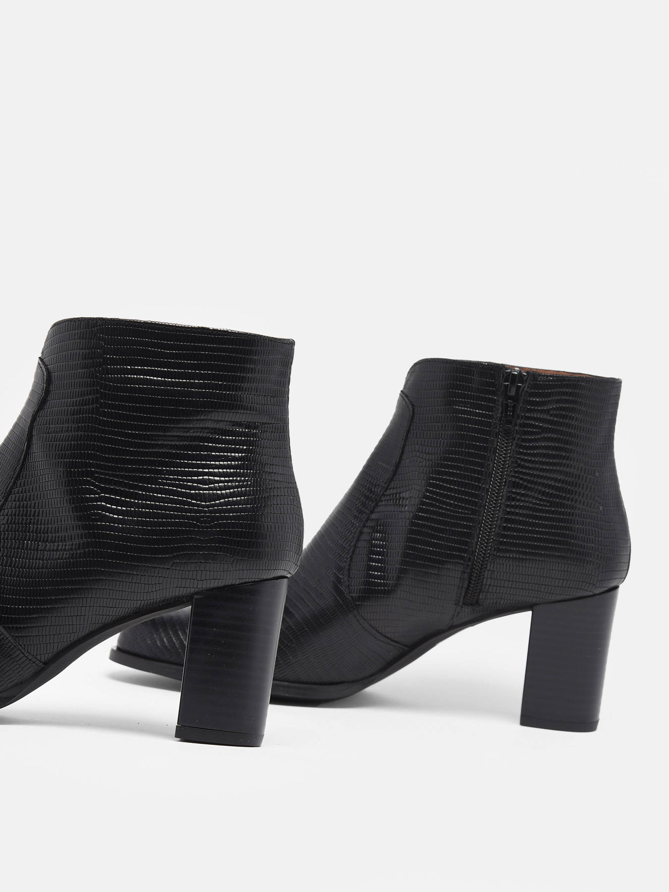 Bottines  talon Selena en cuir BRENDA ZARO
