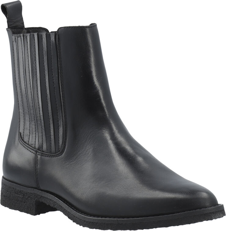 Cashott CASAGNES Chelsea Boot Pull Up Leather Black