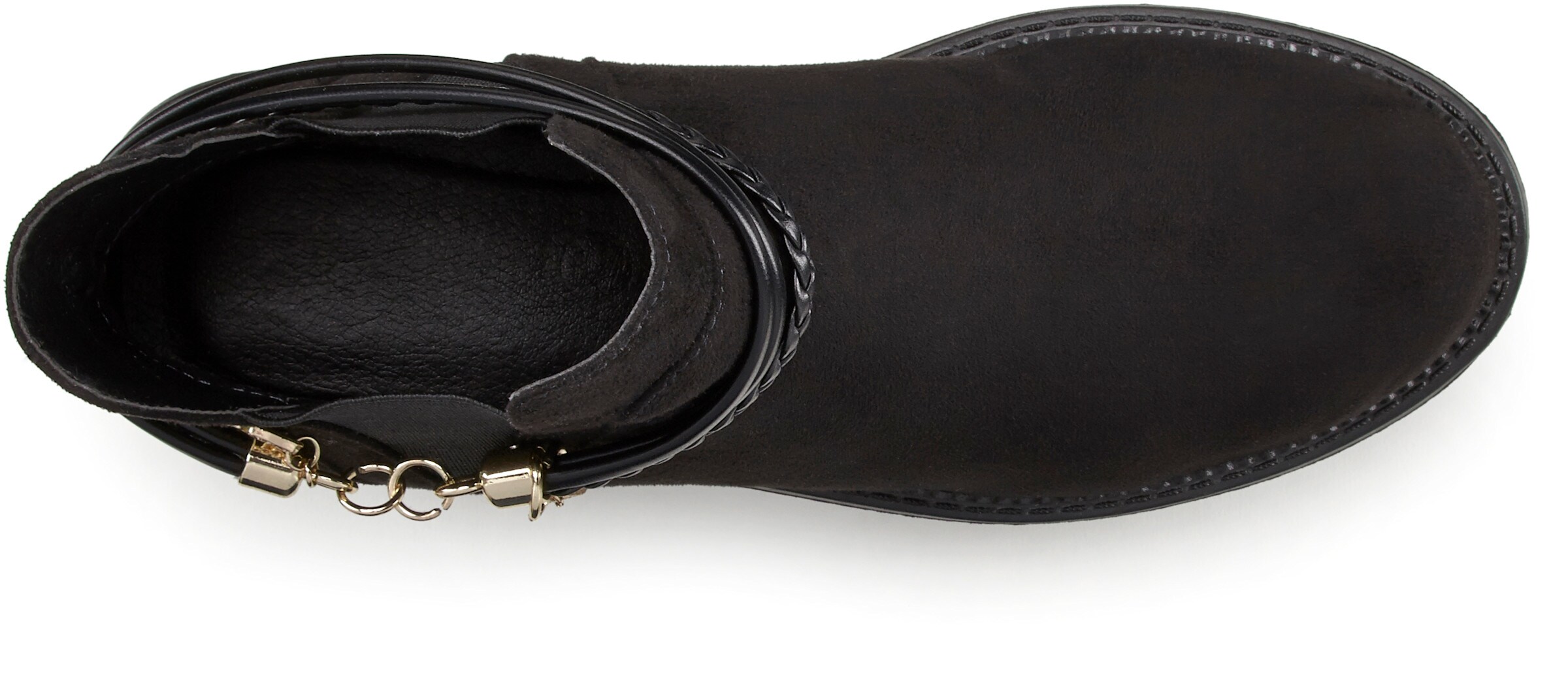 LASCANA Chelseaboots in schwarz
