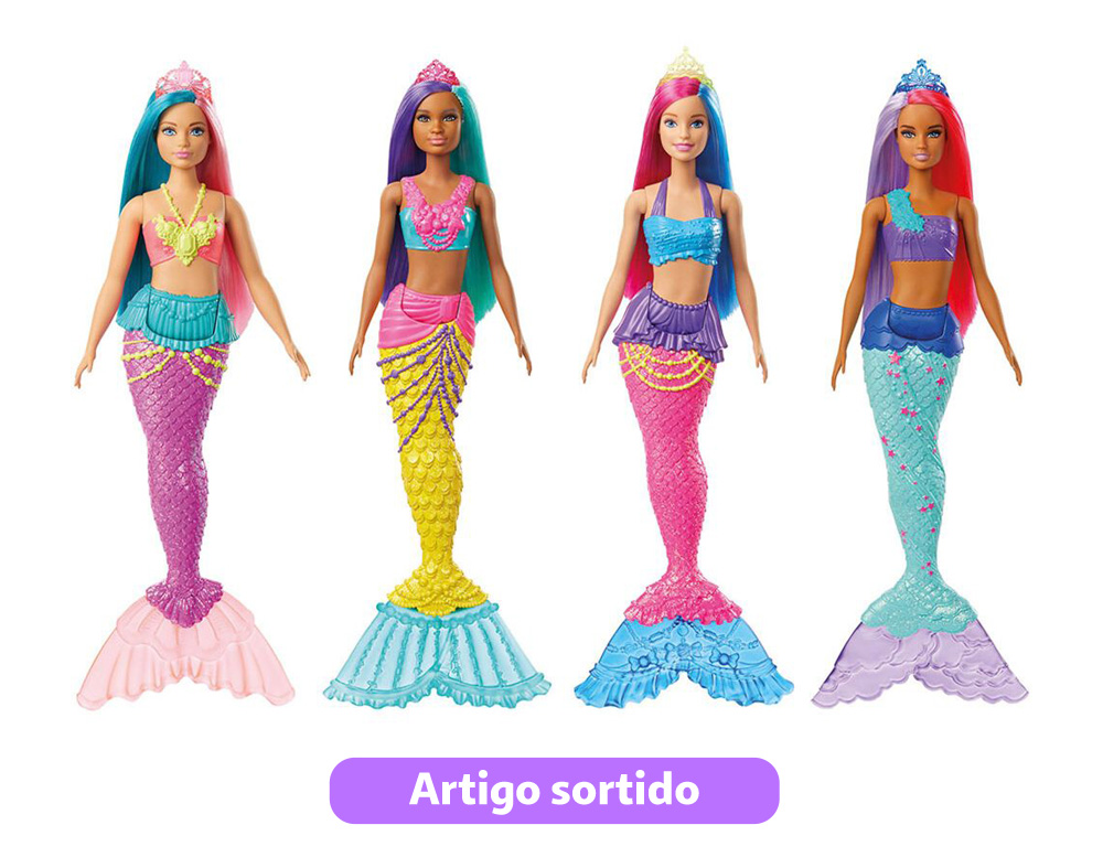 BONECA BARBIE SEREIAS MODELOS SORTIDOS