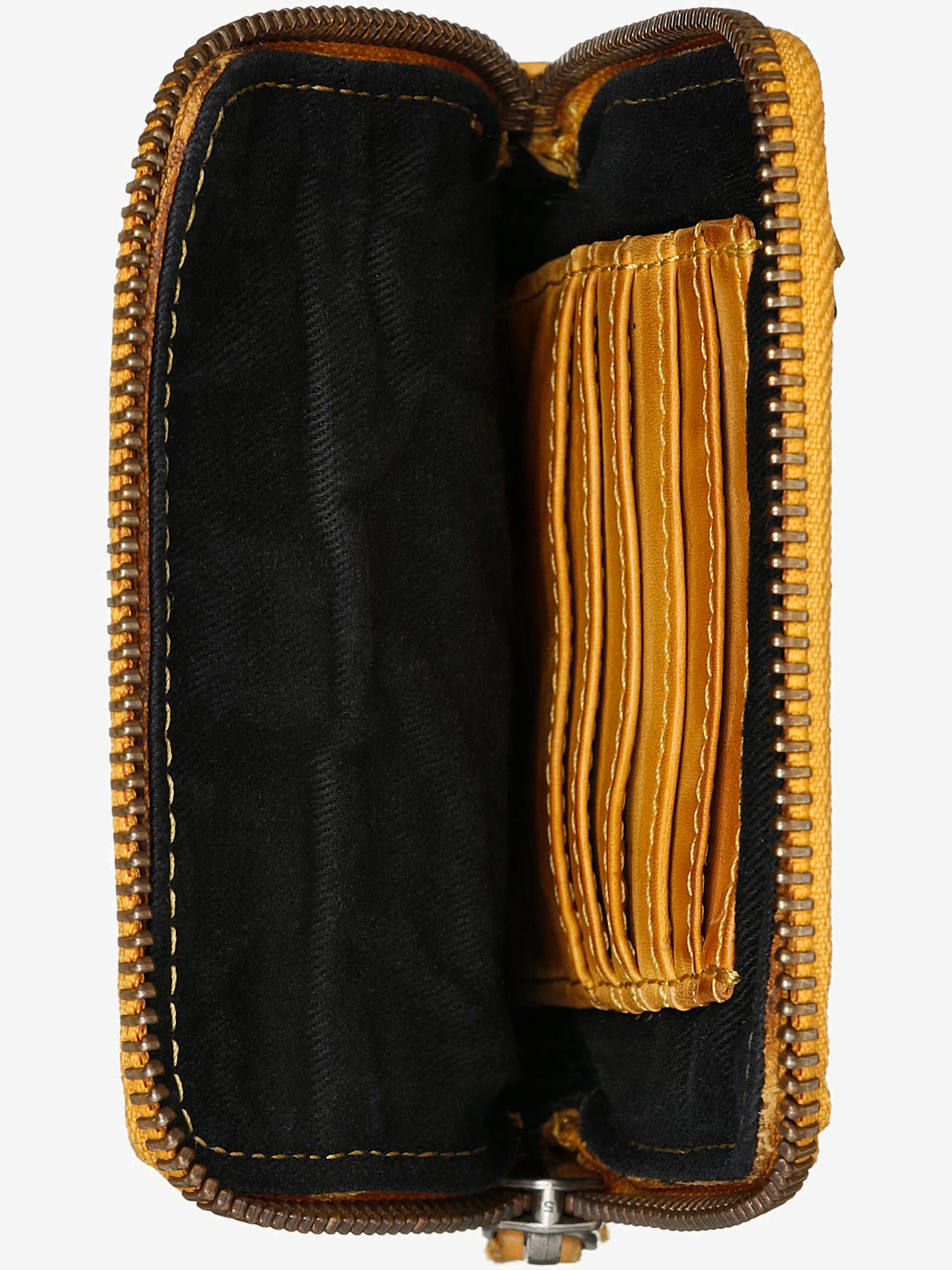 Petit sac en cuir délavé