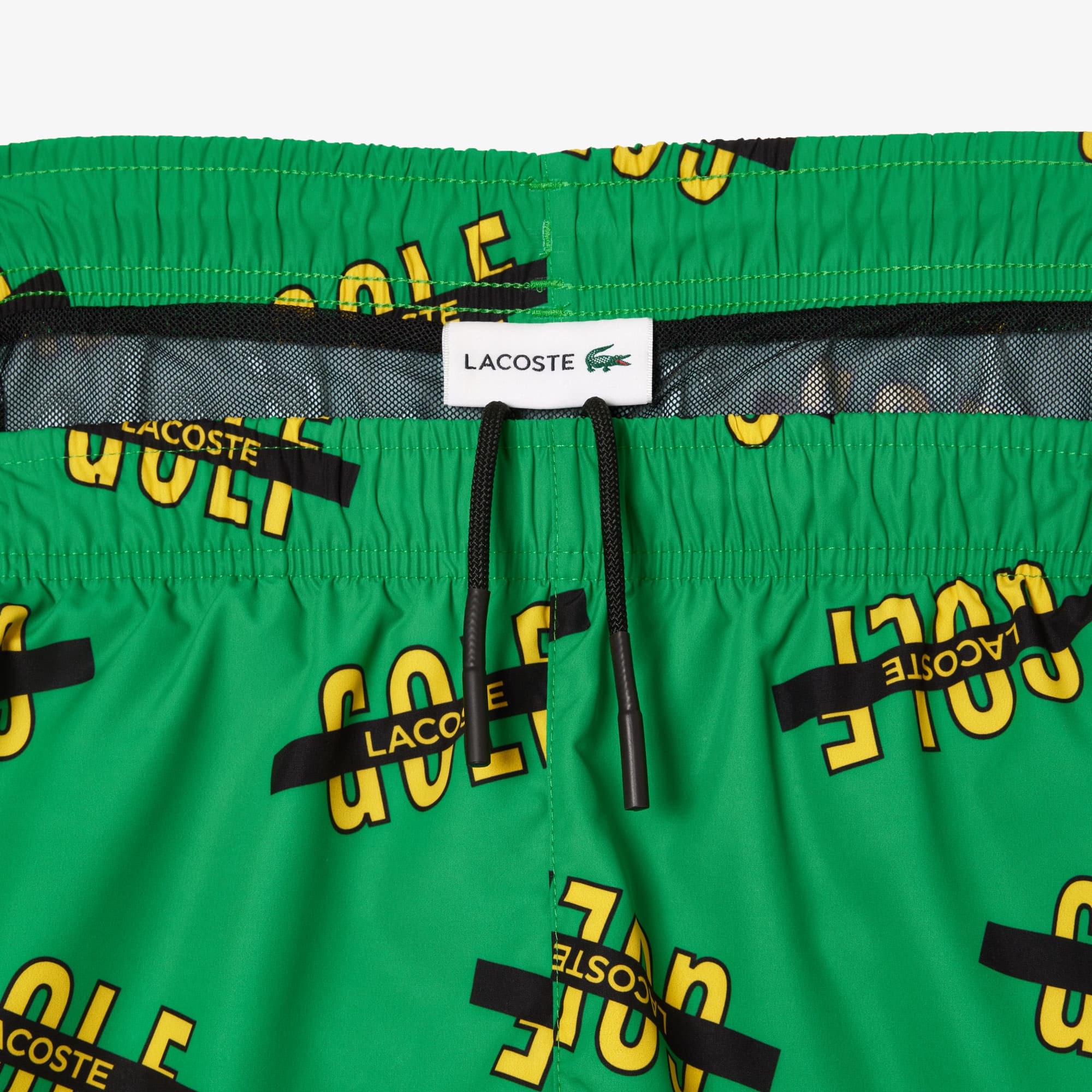 Badehose mit LACOSTE-Aufdruck Badebekleidung - Grün - Lacoste - Herren