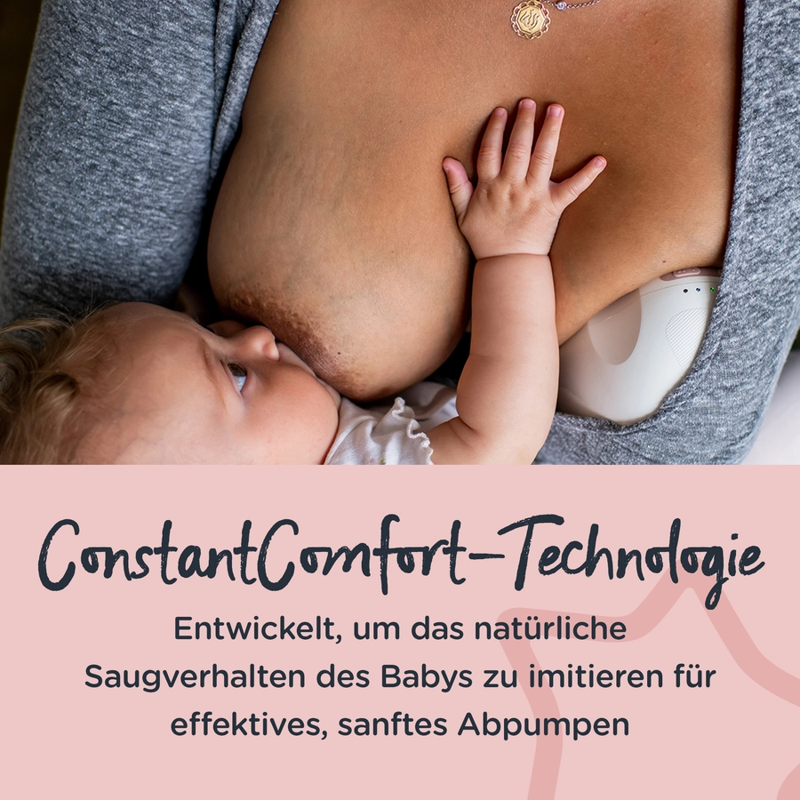 Tommee Tippee Elektrische Einzelmilchpumpe Made for Me, tragbar