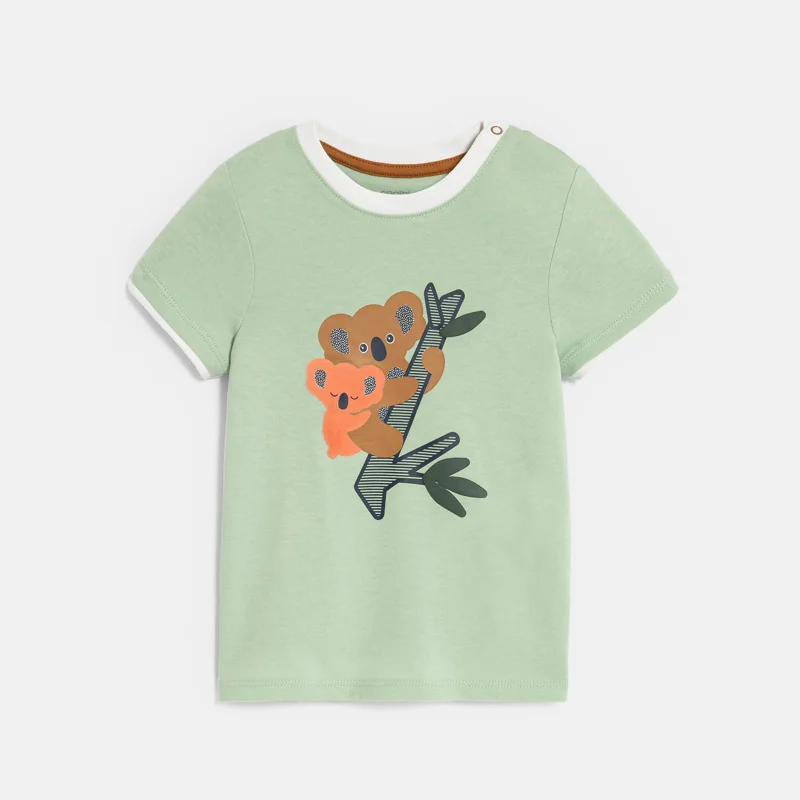T-shirt koalas vert bébé garçon Vert