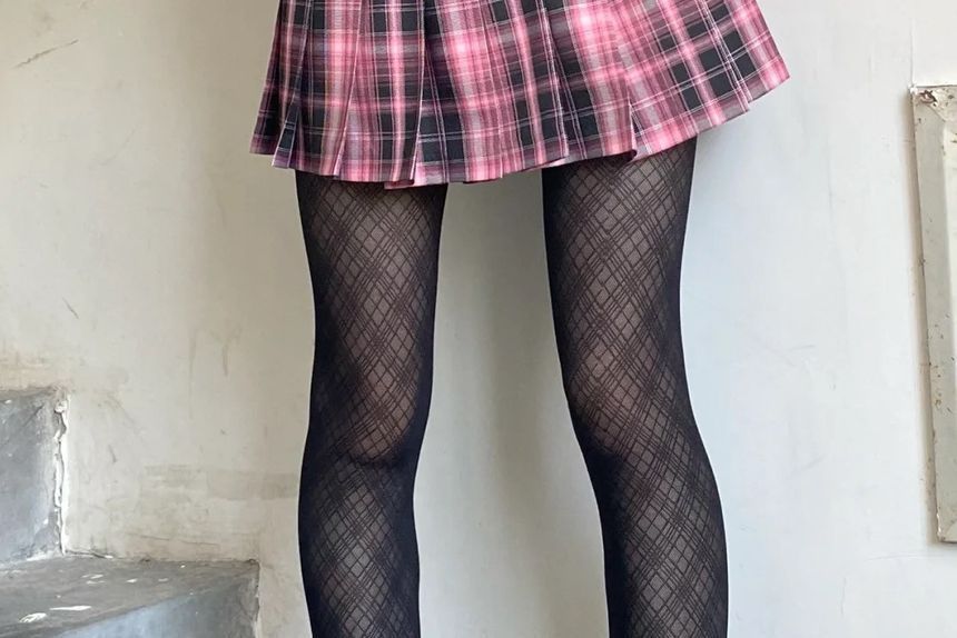 Rosesand - Legging met Argyle-print