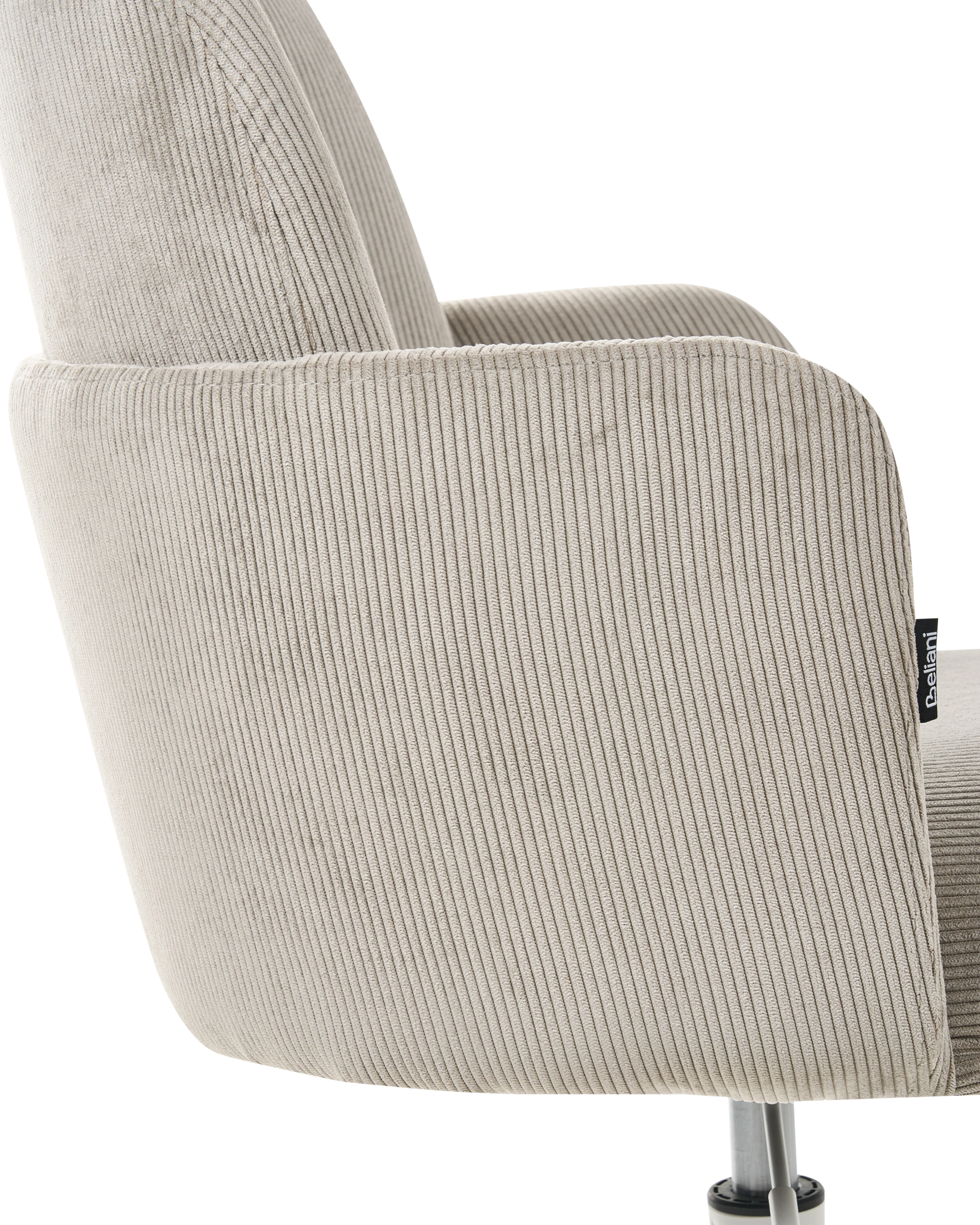 Bureaustoel DRYDEN Corduroy Taupe