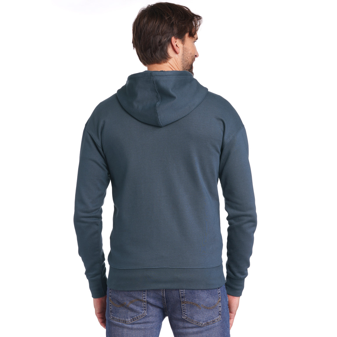 Jonas Nielsen Herren Sweatjacke mit Kapuze dunkelblau
