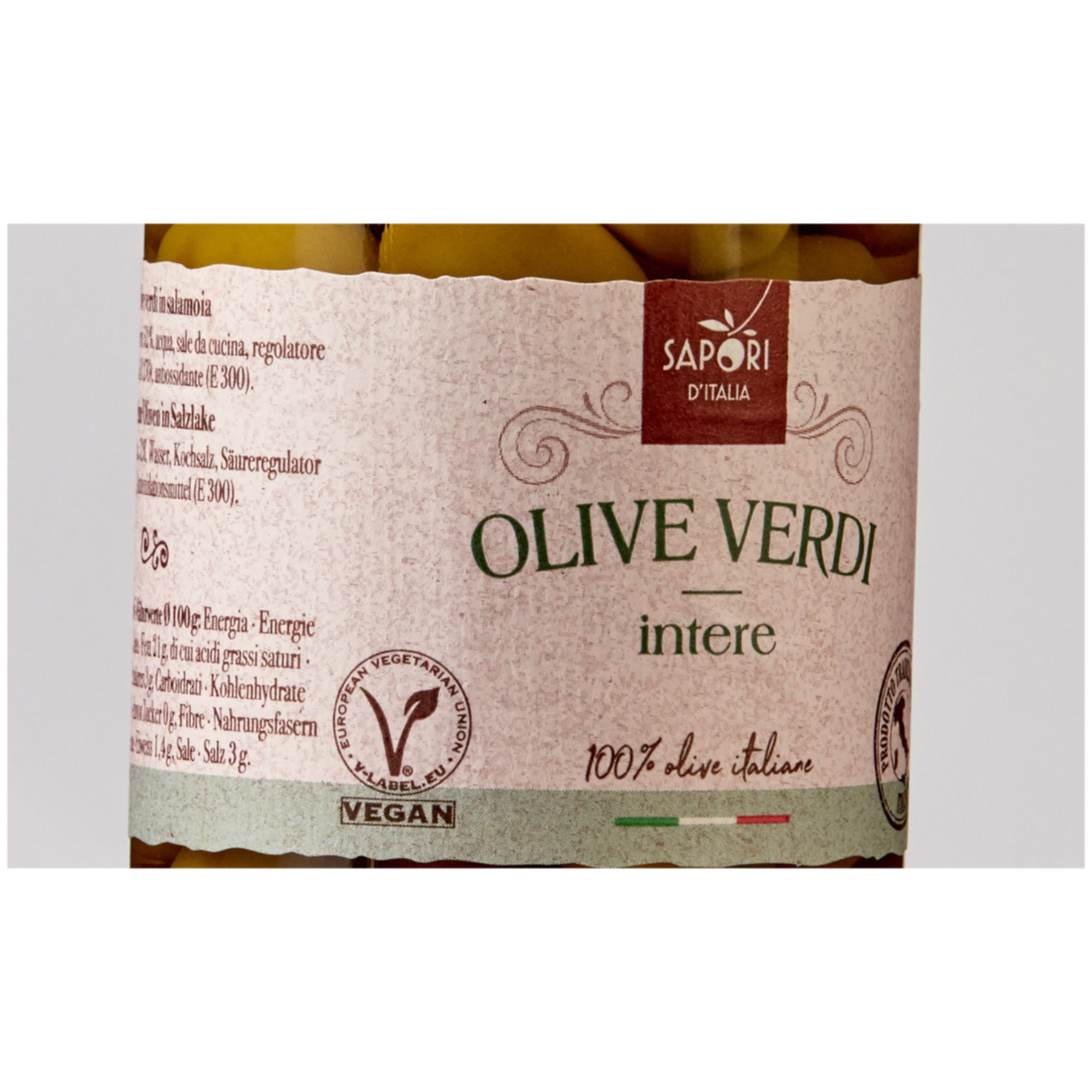 Sapori d'Italia Olive verdi intere Nocellara DOP