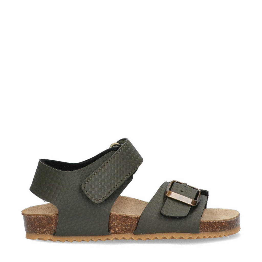 Break True leren sandalen groen