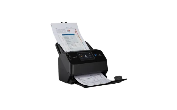 Canon imageFORMULA DR-S150 - Dokumentscanner - CMOS / CIS - Duplex - 216 x 3000 mm - 600 dpi x 600 dpi - op til 45 ppm (mono) / op til 45 ppm (farve) - ADF (60 ark) - op til 4000 scanninger pr. dag - USB 2.0, Gigabit LAN, Wi-Fi(n), USB 3.2 Gen 1x1