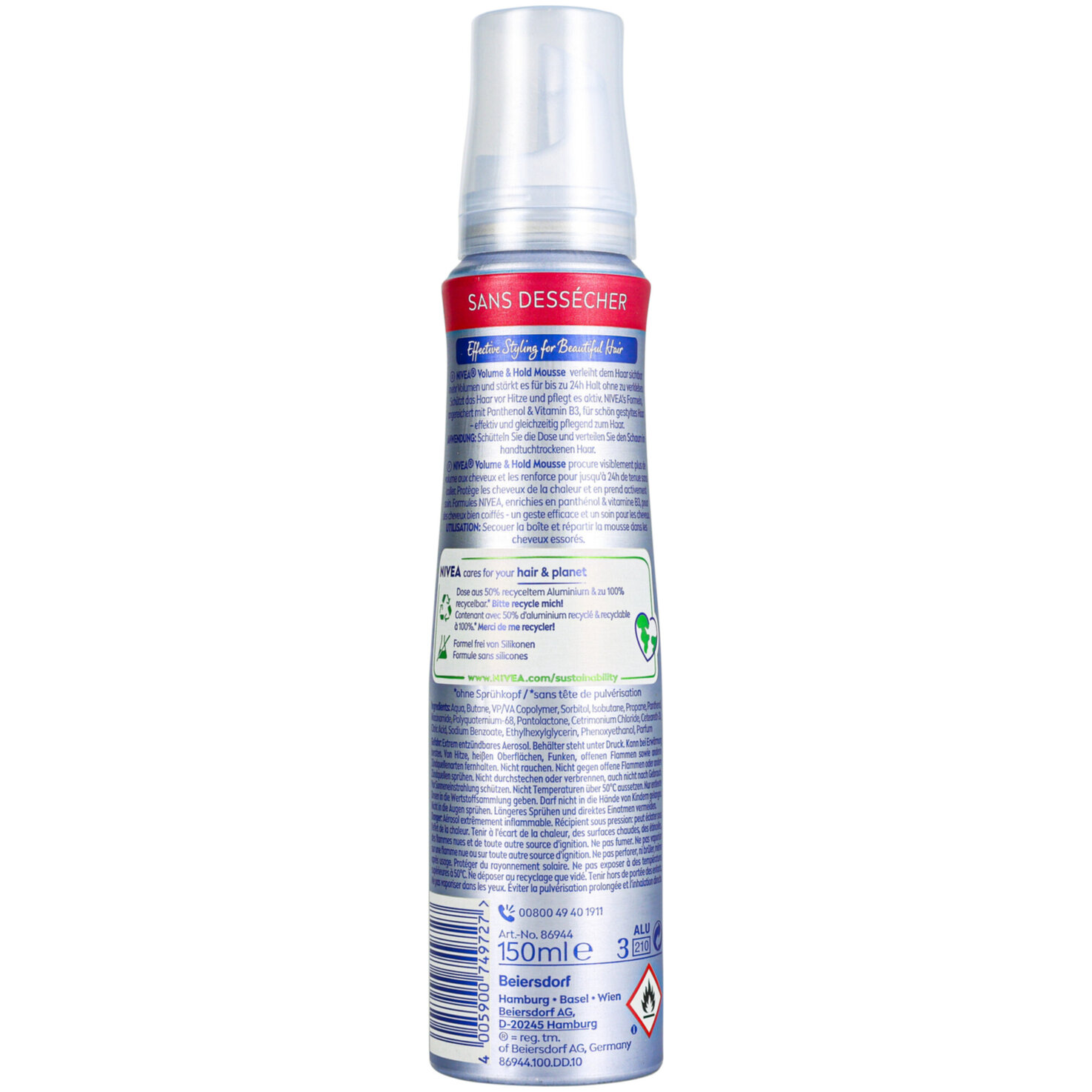 Nivea Volumen Pflege Schaumfestiger