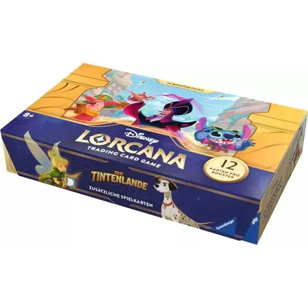 Ravensburger Disney Lorcana: Die Tintenlande - Display mit 24 Booster Packs (Deutsch)
