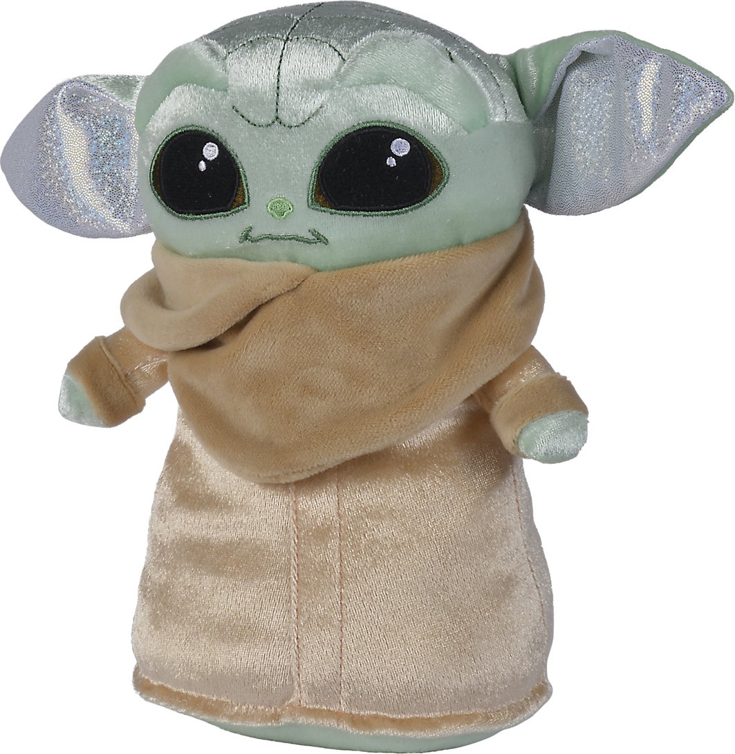Disney knuffel Grogu Star Wars groen / bruin 13 x 19 x 25 cm