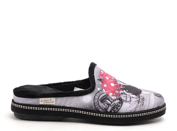La maison de l espadrille chaussons femme 6812 5 noir