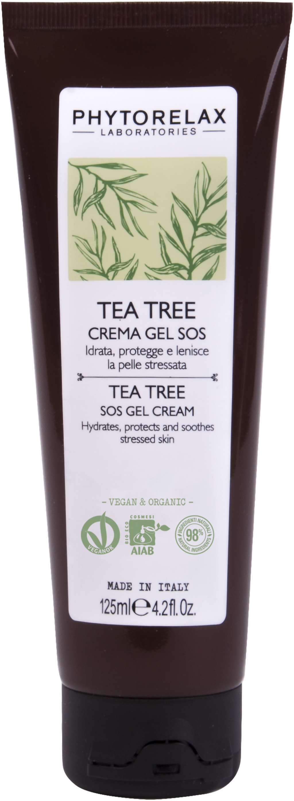 PHYTORELAX LABORATORIES  SOS Tea Tree Gel Cream, 125 ml