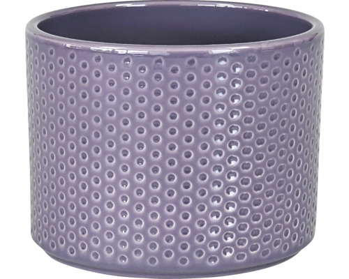 Bloempot/plantenbak Dickob Pillar Spot keramiek Ø 21,3 cm H 18,5 cm paars
