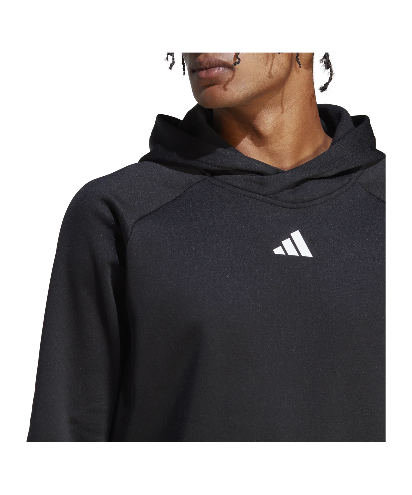 adidas 3-Stripes Hoody Schwarz Blau Rot