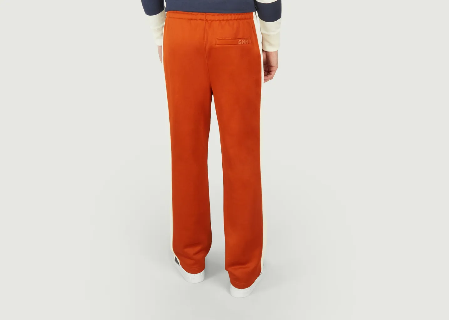 Pantalon de jogging évasé avec bandes contrastées Gant