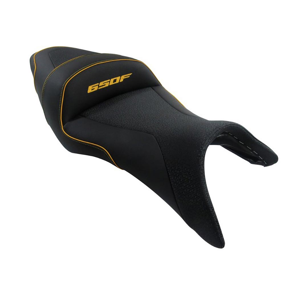 Bagster - Selle Ready Luxe Honda CB650F/CBR650F (2014-2018) Noir / Jaune