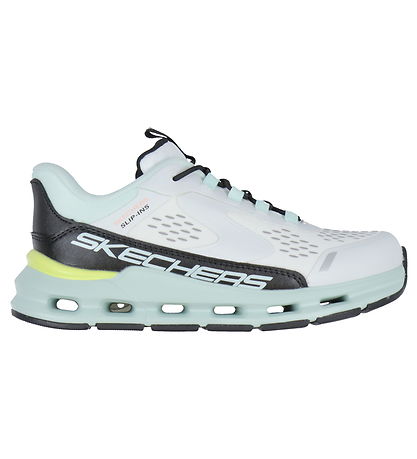 Skechers Schuhe - Vista Lane - Weiß/Schwarz/Türkis
