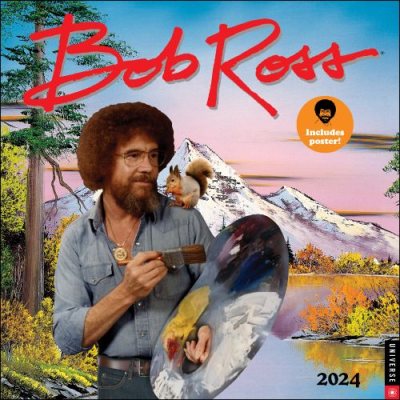 Bob Ross 2024 Wall Calendar (Calendar)