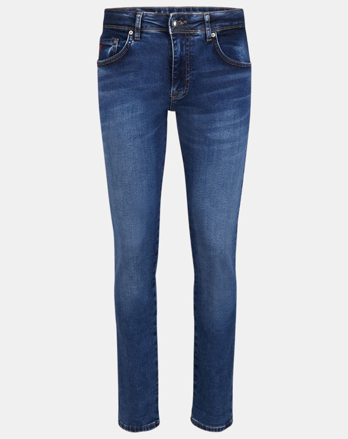 Hackett London Jean Slim Fit Moustache bleu moyen