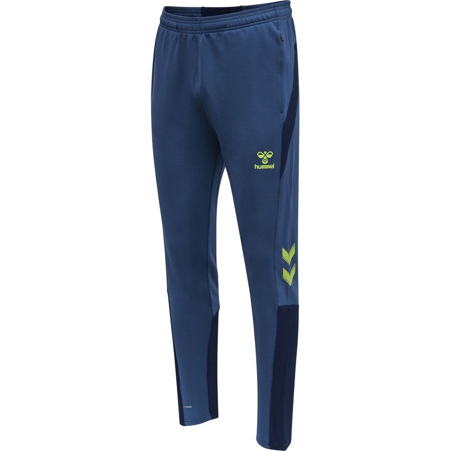 Hummel Lead Bas de Survêtement - Bleu Marine/Vert