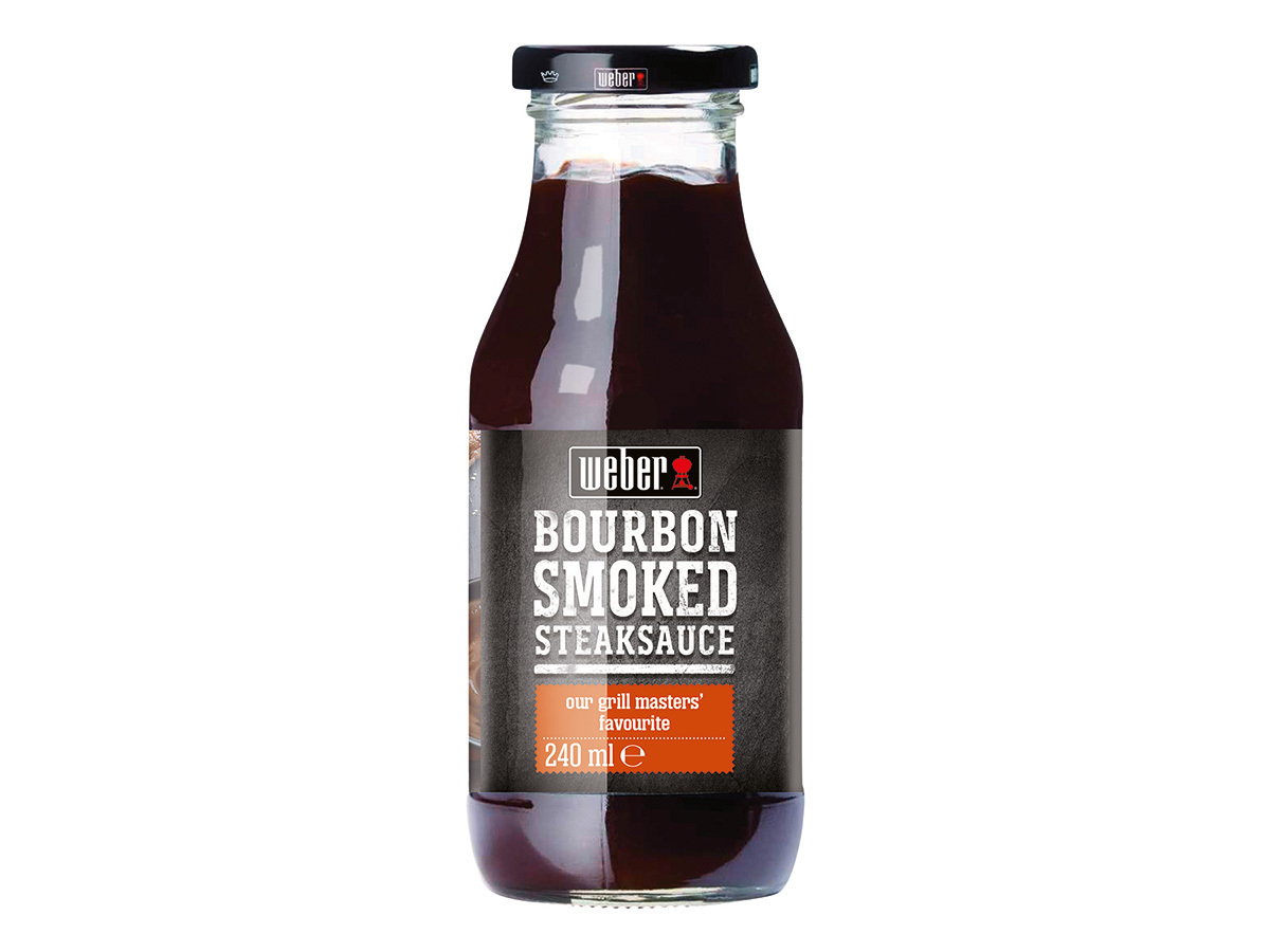 Weber bourbon smoked steaksauce barbecuesaus