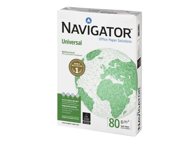 Kopipapir Navigator Universal A4 hvid 80g - (500 ark)