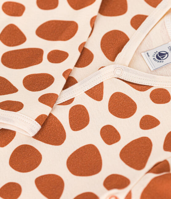 Pyjama sans pied girafe en coton bébé
