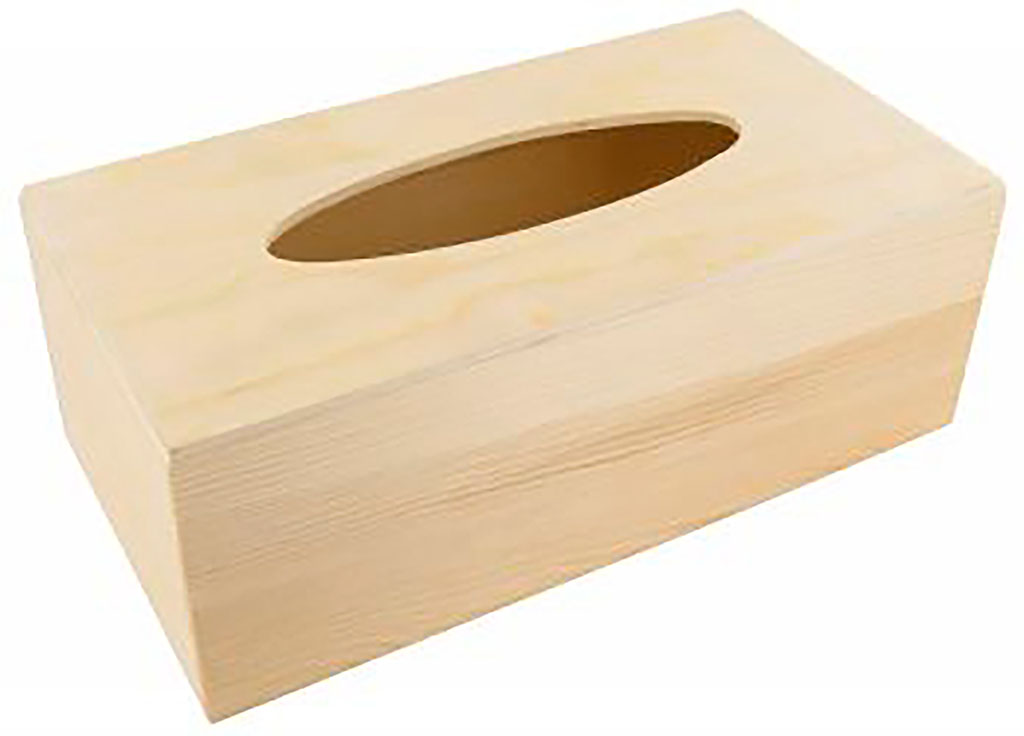 Boite à mouchoirs bois 28x14x7cm