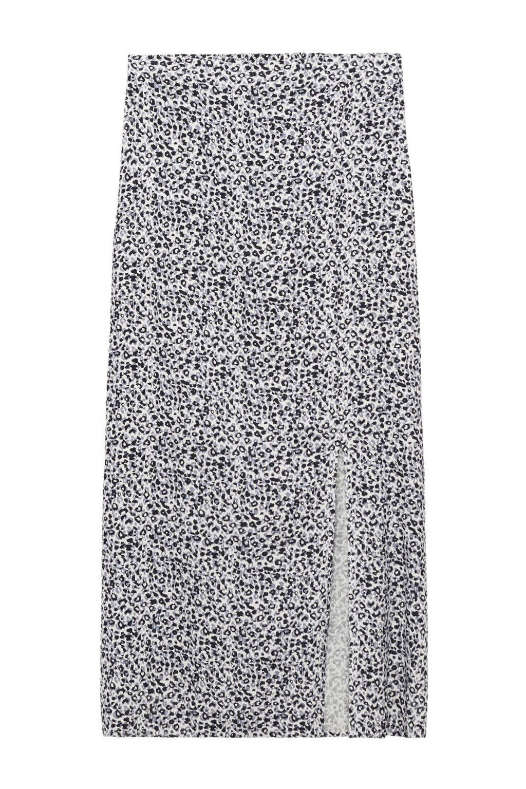 MANGO TEEN midi rok donkerblauw