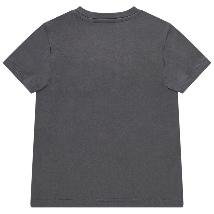 T-shirt manches courtes avec broderie 3D pour garçon - Gris foncé