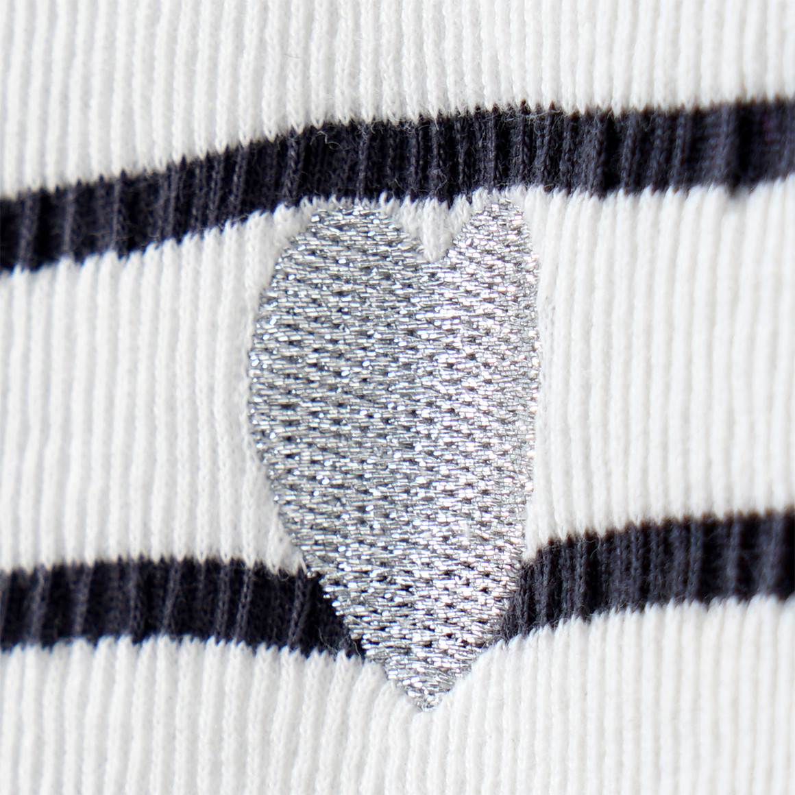 Yigga Mädchen Kleid mit Streifen weiss