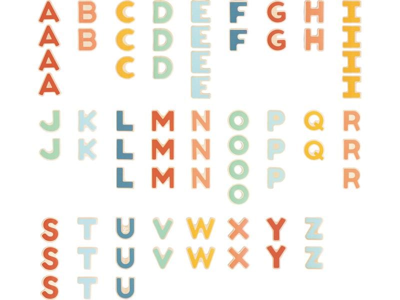 Hape Magnetic Letters 70 Stk. Buchstaben-Magneten aus Holz