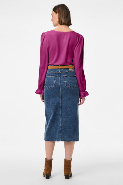 Pieces roze dames blouse