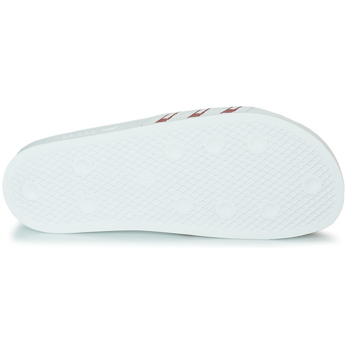 adidas Originals - ADILETTE - Blanc / Rouge