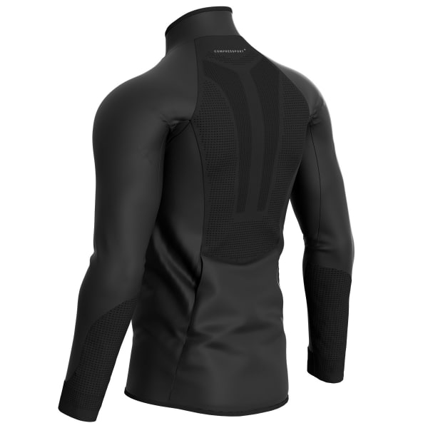 Veste trail COMPRESSPORT HURRICANE WINDPROOF JACKET M BLACK